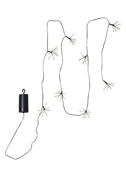 STAR Trading Łańcuch świetlny LED "Dew Drop Flower" w kolorze czarnym - dł. 210 cm ze sklepu Limango Polska w kategorii Oświetlenie - zdjęcie 188375258