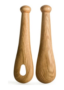 Sagaform Sztućce w kolorze jasnobrązowym do sałaty - wys. 24 cm ze sklepu Limango Polska w kategorii Sztućce - zdjęcie 188375356