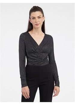 orsay Bluzka-body w kolorze czarnym ze sklepu Limango Polska w kategorii Bluzki damskie - zdjęcie 188375535