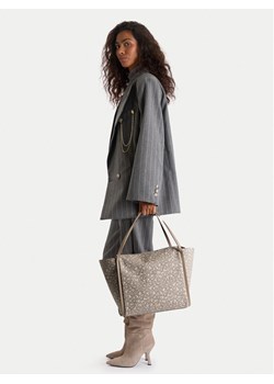 Torebka TOUS Kaos Mini Lines 2002183744 Brązowy ze sklepu eobuwie.pl w kategorii Torby Shopper bag - zdjęcie 188376087