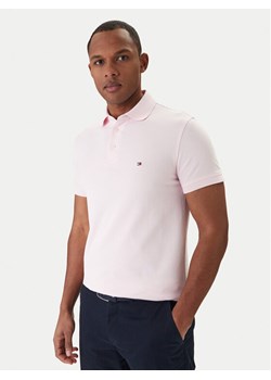 Tommy Hilfiger Polo 1985 MW0MW17771 Różowy Slim Fit ze sklepu MODIVO w kategorii T-shirty męskie - zdjęcie 188376365