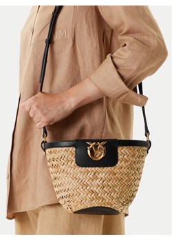 PINKO Torebka Love Summer Bucket PE 25 PLTT 103325 A1RL Beżowy ze sklepu MODIVO w kategorii Listonoszki - zdjęcie 188376459