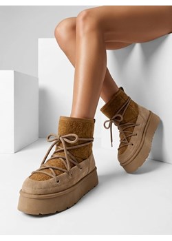 Royalfashion Śniegowce damskie sznurowane Filori ze sklepu royalfashion.pl w kategorii Śniegowce damskie - zdjęcie 188377036