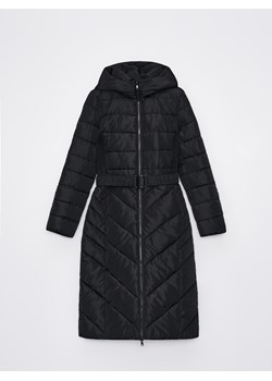 Mohito - Pikowany płaszcz - czarny ze sklepu Mohito w kategorii Płaszcze damskie - zdjęcie 188377197
