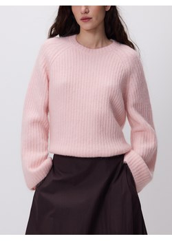 Reserved - Sweter z wełną i moherem - pastelowy róż ze sklepu Reserved w kategorii Swetry damskie - zdjęcie 188377356