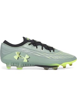 Męskie buty piłkarskie korki lanki Under Armour UA Magnetico Elite 4 Fg - zielone ze sklepu Sportstylestory.com w kategorii Buty sportowe męskie - zdjęcie 188378258