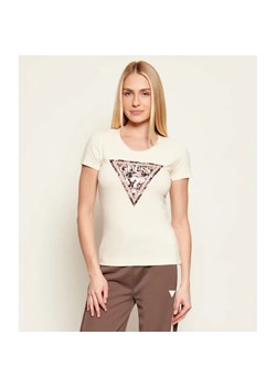 GUESS T-shirt LEO | Slim Fit ze sklepu Gomez Fashion Store w kategorii Bluzki damskie - zdjęcie 188378738