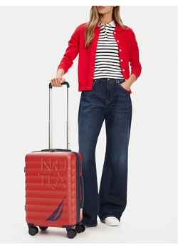 Walizka kabinowa Nautica CWBEO-NTC-KS-004-07-S Czerwony ze sklepu eobuwie.pl w kategorii Walizki - zdjęcie 188378769