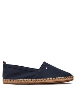 Espadryle Tommy Hilfiger Basic Tommy Flat Espadrille FW0FW06497 Granatowy ze sklepu eobuwie.pl w kategorii Espadryle damskie - zdjęcie 188378775