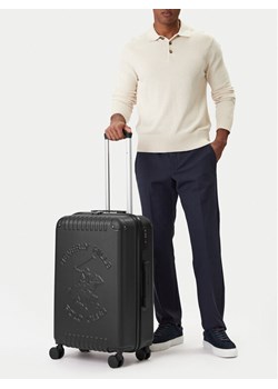 Walizka średnia Beverly Hills Polo Club CEO-BHPC-M-001-08-BLACK Czarny ze sklepu eobuwie.pl w kategorii Walizki - zdjęcie 188378779
