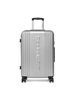 Reebok Walizka średnia CEOWB-RBK-WAL-003-07-CCC-M Srebrny ze sklepu MODIVO w kategorii Walizki - zdjęcie 188378978