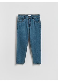 Reserved - Jeansy carrot z efektem sprania - indigo jeans ze sklepu Reserved w kategorii Jeansy męskie - zdjęcie 188379429