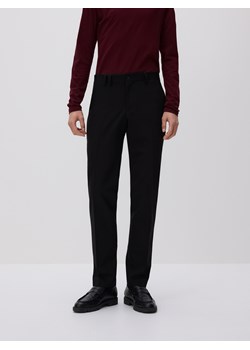 Reserved - Spodnie garniturowe slim fit - czarny ze sklepu Reserved w kategorii Spodnie męskie - zdjęcie 188379455