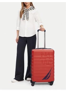Walizka średnia Nautica CWBEO-NTC-KS-004-07-M Czerwony ze sklepu eobuwie.pl w kategorii Walizki - zdjęcie 188379657