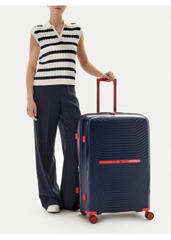 Walizka duża Beverly Hills Polo Club CEO-BHPC-WAL-005-L Granatowy ze sklepu eobuwie.pl w kategorii Walizki - zdjęcie 188379665