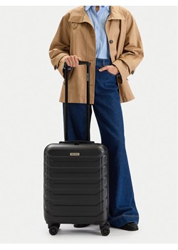 Walizka kabinowa GINO ROSSI CEO-GIN-S-001-05-BLACK Czarny ze sklepu eobuwie.pl w kategorii Walizki - zdjęcie 188379675