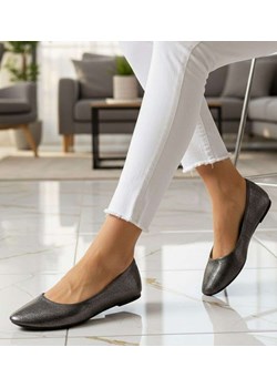 Lśniące baleriny damskie /E1-2 13122 196/ ze sklepu Pantofelek24.pl w kategorii Balerinki - zdjęcie 188380239