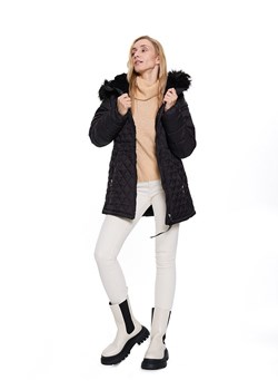 Bébé Kurtka zimowa w kolorze czarnym ze sklepu Limango Polska w kategorii Kurtki damskie - zdjęcie 188380488