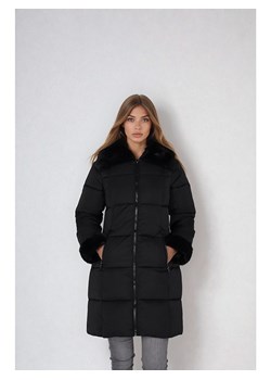 Jessica Simpson Płaszcz zimowy w kolorze czarnym ze sklepu Limango Polska w kategorii Kurtki damskie - zdjęcie 188380955