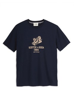 Scotch &amp; Soda Koszulka w kolorze granatowym ze sklepu Limango Polska w kategorii T-shirty męskie - zdjęcie 188381418