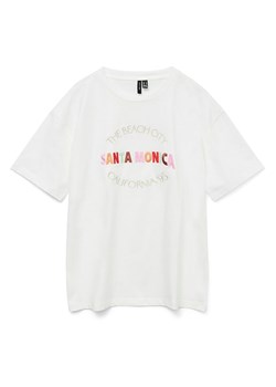 Vero Moda Koszulka w kolorze białym ze sklepu Limango Polska w kategorii Bluzki damskie - zdjęcie 188381619