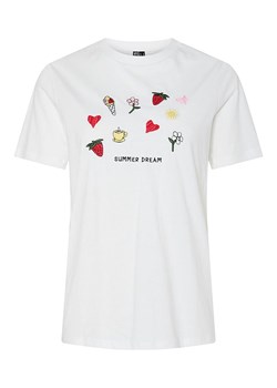 Pieces Koszulka "Funly" w kolorze białym ze sklepu Limango Polska w kategorii Bluzki damskie - zdjęcie 188381695