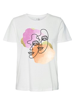 Vero Moda Koszulka w kolorze białym ze sklepu Limango Polska w kategorii Bluzki damskie - zdjęcie 188381708