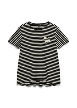 Vero Moda Koszulka w kolorze czarnym ze sklepu Limango Polska w kategorii Bluzki damskie - zdjęcie 188381878