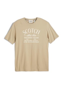 Scotch &amp; Soda Koszulka w kolorze beżowym ze sklepu Limango Polska w kategorii T-shirty męskie - zdjęcie 188381995