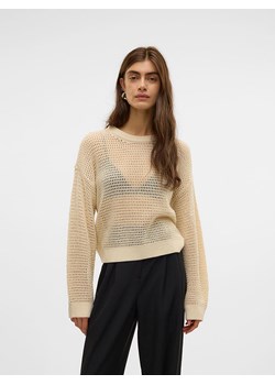 Vero Moda Sweter w kolorze beżowym ze sklepu Limango Polska w kategorii Swetry damskie - zdjęcie 188382256