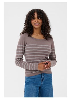 Kaffe Sweter w kolorze szarobrązowym ze sklepu Limango Polska w kategorii Swetry damskie - zdjęcie 188383106