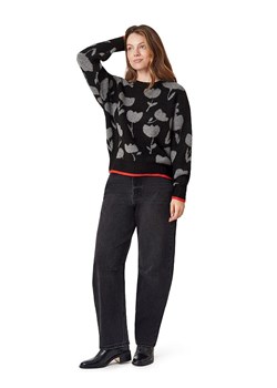Scotch &amp; Soda Sweter w kolorze szaro-czerwono-czarnym ze sklepu Limango Polska w kategorii Swetry damskie - zdjęcie 188383219