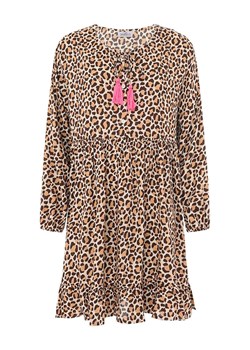 Zwillingsherz Sukienka "Leo" w kolorze brązowo-beżowym ze sklepu Limango Polska w kategorii Sukienki - zdjęcie 188383496