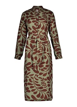 miss goodlife Sukienka "Ornaments" w kolorze oliwkowo-ciemnobrązowym ze sklepu Limango Polska w kategorii Sukienki - zdjęcie 188383706