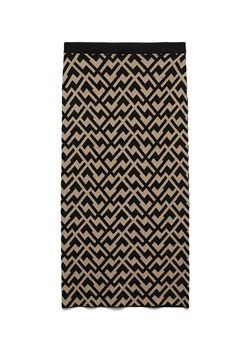 Vero Moda Spódnica dzianinowa w kolorze beżowo-czarnym ze sklepu Limango Polska w kategorii Spódnice - zdjęcie 188383756