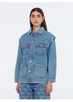 Scotch &amp; Soda Kurtka dżinsowa w kolorze niebieskim ze sklepu Limango Polska w kategorii Kurtki damskie - zdjęcie 188384345