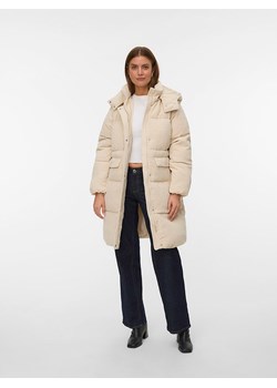 Vero Moda Sztruksowy płaszcz zimowy "DEBRA FIE" w kolorze beżowym ze sklepu Limango Polska w kategorii Kurtki damskie - zdjęcie 188384405