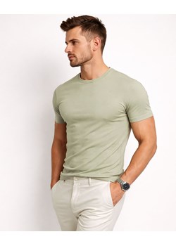 T-shirt premium bawełniany jasny zielony Recea ze sklepu Recea.pl w kategorii T-shirty męskie - zdjęcie 188384906