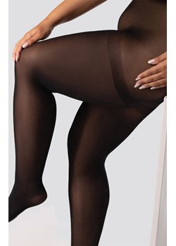 Czarne gładkie rajstopy damskie plus size Margaret II 50 DEN 3D, Kolor czarny (onyx), Rozmiar 5, Mona Queen Size ze sklepu Primodo w kategorii Rajstopy - zdjęcie 188385785
