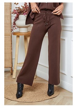 So Cachemire Spodnie "Echel" w kolorze brązowym ze sklepu Limango Polska w kategorii Spodnie damskie - zdjęcie 188387078