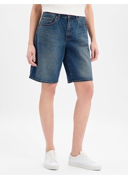Levi's Dżinsowe bermudy - Baggy Dad Jort Kobiety Jeansy granatowy jednolity ze sklepu vangraaf w kategorii Spodenki męskie - zdjęcie 188387635