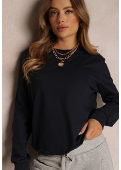 Granatowa Bluza Sopat ze sklepu renee.pl w kategorii Bluzy damskie - zdjęcie 188387837