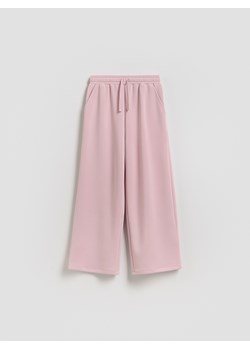Reserved - Spodnie dresowe z modalem - brudny róż ze sklepu Reserved w kategorii Spodnie dziewczęce - zdjęcie 188387939