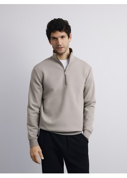 Reserved - Gładka bluza ze stójką - jasnoszary ze sklepu Reserved w kategorii Bluzy męskie - zdjęcie 188388046