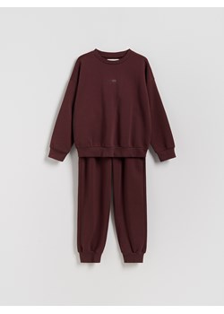 Reserved - Komplet oversize - bordowy ze sklepu Reserved w kategorii Spodnie chłopięce - zdjęcie 188388088