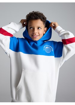 Reserved - Bluza oversize z kapturem - niebieski ze sklepu Reserved w kategorii Bluzy chłopięce - zdjęcie 188388196