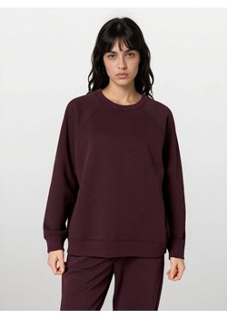 Sinsay - Bluza crewneck basic - czerwony ze sklepu Sinsay w kategorii Bluzy damskie - zdjęcie 188389357
