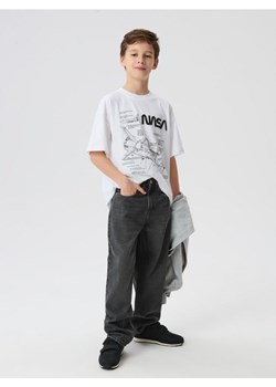 Sinsay - Jeansy loose z efektem sprania - szary ze sklepu Sinsay w kategorii Spodnie dziewczęce - zdjęcie 188389369