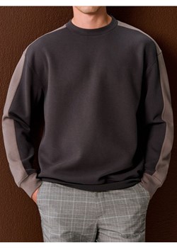 Sinsay - Bluza crewneck z lampasami - szary ze sklepu Sinsay w kategorii Bluzy męskie - zdjęcie 188389458