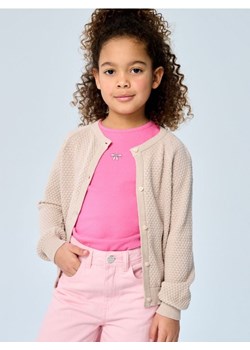 Sinsay - Bawełniany sweter z ozdobnymi guzikami - beżowy ze sklepu Sinsay w kategorii Swetry dziewczęce - zdjęcie 188389495